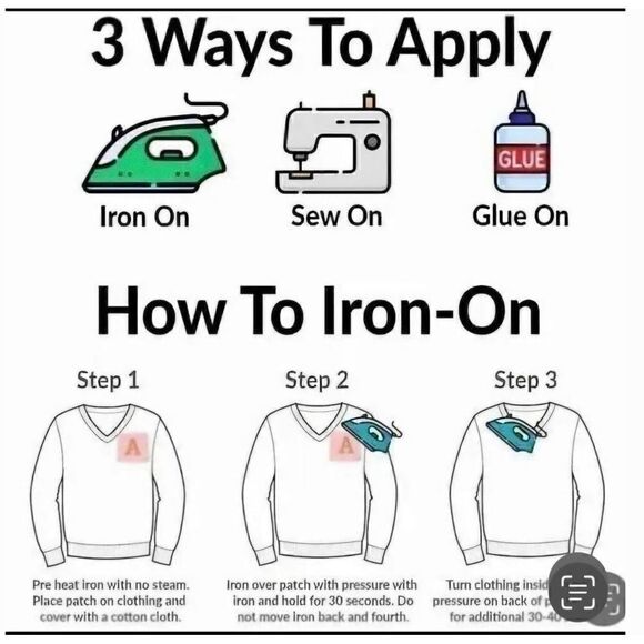 Iron On Patch-Crafts Material DIY Applique-LA-Los Angeles - Picture 3 of 3